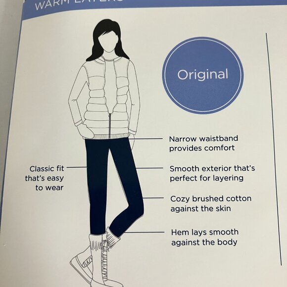 Cuddl Duds Womens/Childs Size Small Chill Chasers Warm Layers Microfiber Legging - Picture 5 of 6